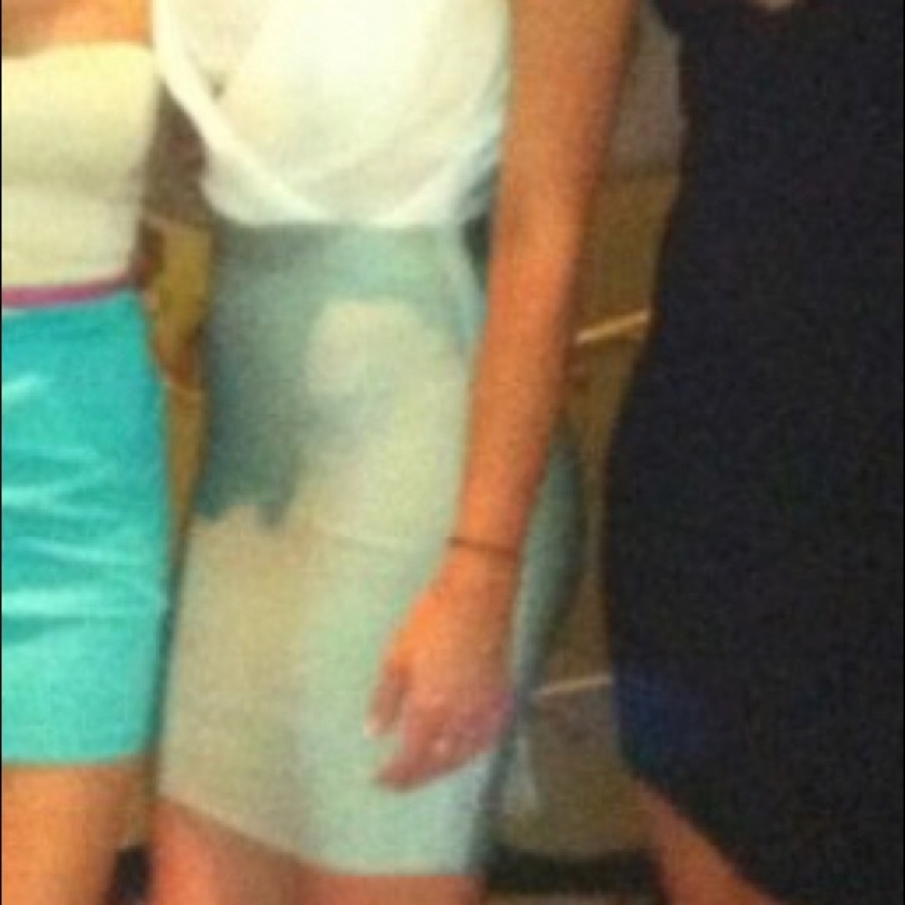 GUESS by Marciano light blue bodycon skirt. Size S